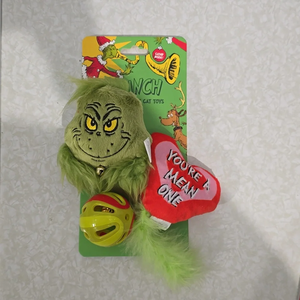 Grinch Christmas‎ Cat Toys NWT